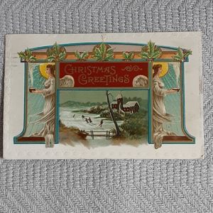 Vintage Christmas postcard/ 1911